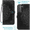 iMoshion Hoesje Geschikt voor Samsung Galaxy S22 Hoesje Met Pasjeshouder - iMoshion Mandala Bookcase - Zwart