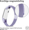 iMoshion Bandje Geschikt voor Fitbit Alta (HR) Maat S - iMoshion Milanees magnetische band - Paars