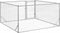 vidaXL - Hondenkennel - voor - buiten - met - deur - 2x2x1 - m - gegalvaniseerd - staal