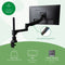 R-Go Tools Caparo - Enkele monitorarm - Gasveer - Bureaumount