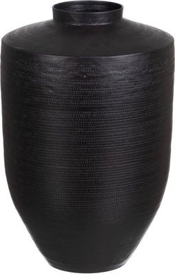 Vaas Zwart Aluminium 26,5 x 26,5 x 41 cm
