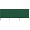vidaXL - Windscherm - 3-panelen - 400x120 - cm - stof - groen