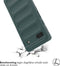 imoshion Hoesje - Geschikt voor Google Pixel 6a - EasyGrip Backcover - Donkergroen