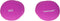 Tunturi Dumbbell set - 2 x 3 kg - Neopreen - Fluor Paars (2 stuks)