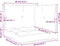 vidaXL - Palletkussens - 3 - st - stof - beige