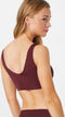 Sloggi Zero Feel Top - Dames - Zacht gevulde cups - Bordeaux - L