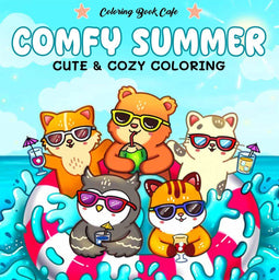 Cozy kleurboek - Kleurboek voor volwassenen - Schattige dieren en knusse scènes