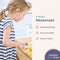 Qwali Blue Kindermessen Set - 8-delig - Veilig snijden - Kindvriendelijk design