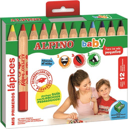 Kleurpotloden Alpino Baby Multicolour 12 Onderdelen