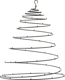 J-Line Hanger Spiraal Metaal Zwart