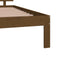 vidaXL - Bedframe - massief - hout - honingbruin - 120x190 - cm