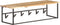 vidaXL - Kapstok - met - schap - 100x34x38 - cm - massief - acaciahout