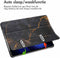 imoshion Tablet Hoes - Geschikt voor Xiaomi Pad 6 Pro, Xiaomi Pad 6 - Design Trifold Bookcase - Black Marble