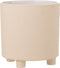 J-Line bloempot Zand - keramiek - beige - large - Ø 26 cm