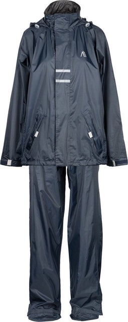 Ralka Regenpak - Waterdicht Ademend - Reflectie - Marine - M