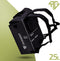 RADGEIST - 3-in-1 Fietstas - Waterdicht 25 liter met laptopvak - Zwart