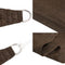 vidaXL - Zonnezeil - 160 - g/m² - 4/5x3 - m - HDPE - bruin