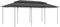 vidaXL - Prieel - met - gordijnen - 180 - g/m² - 600x298x270 - cm - taupe