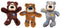 KONG Wild Knots Bears - XL - Knuffel met piep - Pluche