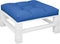 vidaXL - Palletkussen - 80x80x12 - cm - stof - koningsblauw
