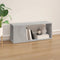 vidaXL - Tv-meubel - 80x24x32 - cm - bewerkt - hout - betongrijs