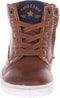 Shoesme Urban - Lage sneakers - Veterboots met rits - Bruin - Maat 24