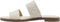 Michael Kors Summer Sandal - Dames Slippers - Goudkleurig logo - Wit (maat 36)