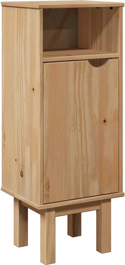 vidaXL - Badkamerwandkast - OTTA - 35x30x55 - cm - massief - grenenhout