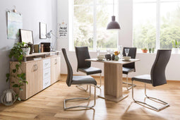 Eettafel Christina 80cm - eik decor