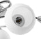vidaXL Plafondlamp met keramieken bolvormige kappen voor 5xE14 wit