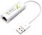 Techly IDATA ADAP-USB2TY - USB2.0 naar Fast Ethernet converter - 10/100 Mbps