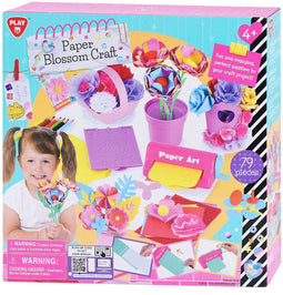 Play Papier Bloemen Maken Knutselset, 79dlg.