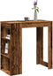 vidaXL - Bartafel - met - rekken - 102x50x103,5 - cm - bewerkt - hout - oud - houtkleur