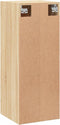 vidaXL - Wandkast - 34,5x34x90 - cm - bewerkt - hout - sonoma - eikenkleurig