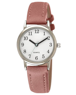 Tyme Santorini - Dames Horloge - 27mm Wit/Roze - Elegant design met cadeauverpakking