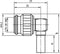 Telegärtner 100023696 100023696 TNC-connector Stekker, haaks 50 Ω 1 stuk(s)