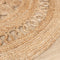 Fraai - Jute vloerkleed - Rond 150cm - Natuurlijk bruin