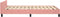vidaXL - Bedframe - met - hoofdeinde - zonder - matras - 120x200 - cm - fluweel - roze