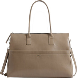 Still Nordic Anouk Leren Dames Schoudertas / Laptoptas - 13 inch - Taupe