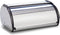 RVS broodtrommel met klep/deksel 43 cm - Broodtrommels/brooddozen/vershoudtrommels