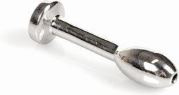 RVS Druppel Vorm Penis Plug met Hol Ontwerp