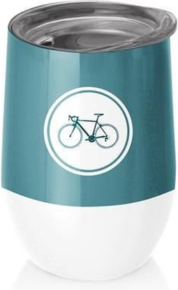 RVS kantoorbeker thermobeker 420ml - Fiets