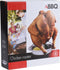 RVS kiprooster/kiphouder voor de barbecue 20 cm - kip grillen - BBQ rooster