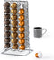 RVS Nespresso Capsule houder van metaal voor 48 cups - Dispenser en Standaard