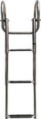 RVS telescopische Zwemtrap 3+1 opbouwmontage