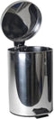 RVS vuilnisbak/pedaalemmer 5 liter 27 cm - Kleine prullenbakken