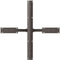vidaXL - Eettafelpoot - spider - vorm - 85x85x(72-73) - cm - staal - naturel