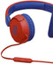 JBL JR310 - Over-Ear Hoofdtelefoon - Veilig en lichtgewicht - Blauw Rood