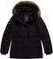 Superdry Everest - Dames Jas - Regular fit met afneembare capuchon - Zwart
