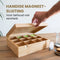 Nimma Theedoos - 12 vaks - Magneetsluiting - Bamboe